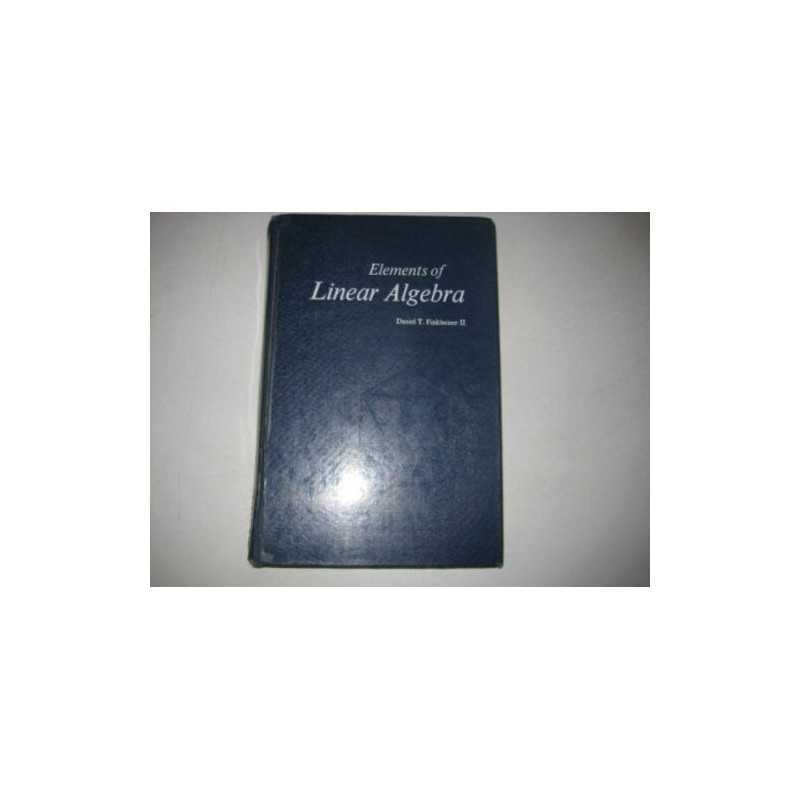 Elements of Linear Algebra by Finkbeiner, Daniel T. Hardback Book  Fast