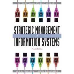 Strategic Management of Information Systems by Saunders, Carol S. Paperback The