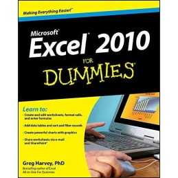Excel 2010 For Dummies by Harvey, Greg Paperback Book