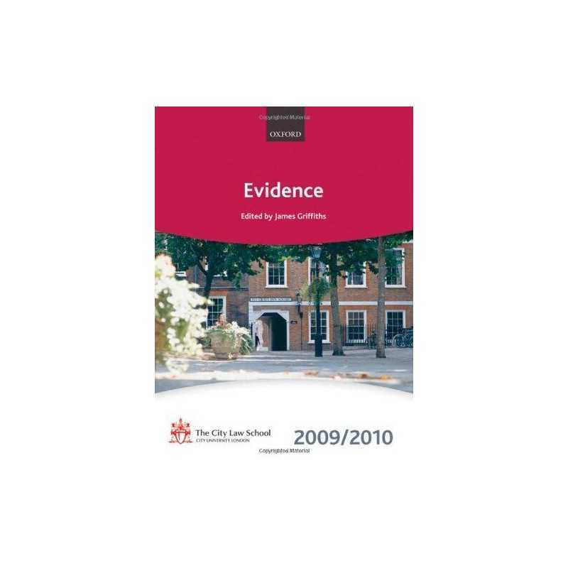 Evidence 2009-2010: 2009 Edition (Bar Manua... by , The City Law Schoo Paperback