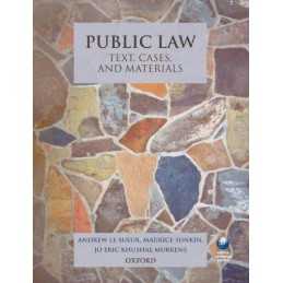 Public Law: Text, Cases, and Materials by Murkens, Jo Paperback Book