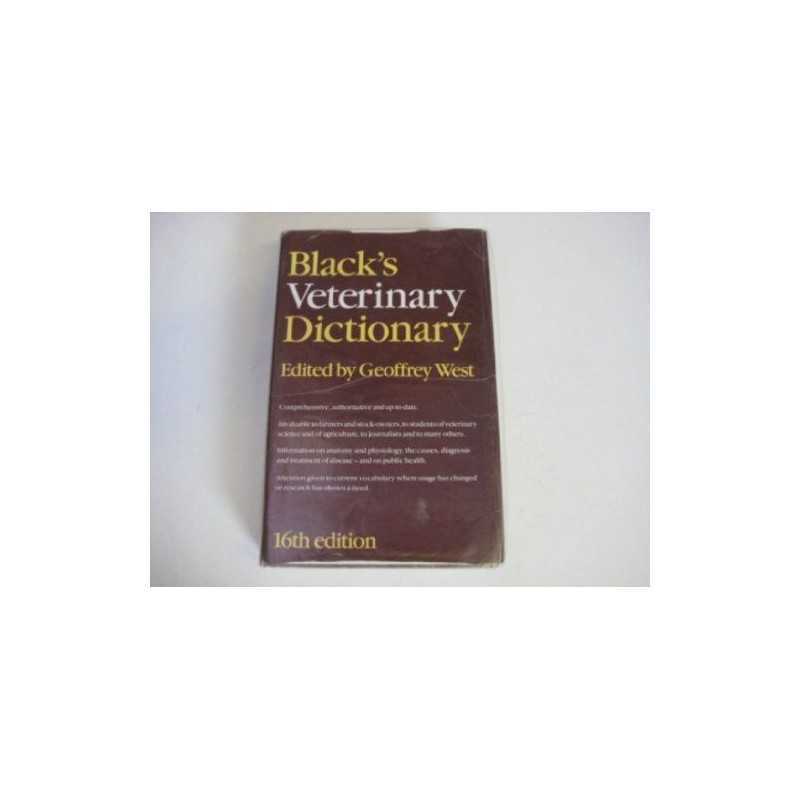Blacks Veterinary Dictionary Paperback Book