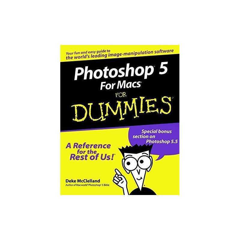 Photoshop 5 For Macs For Dummies by McClelland, Deke Paperback Book