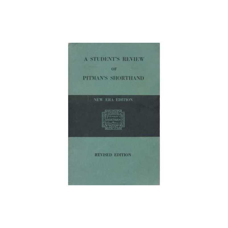 New Era (A Students Review of Pitmans Shorthand) Paperback Book  Fast