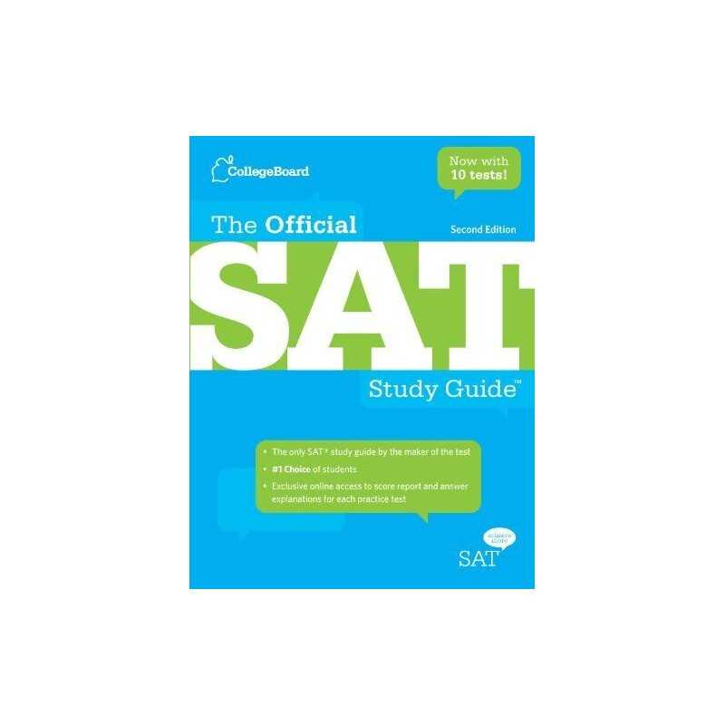 The Official SAT Study Guide by The College Board Paperback Book  Fast