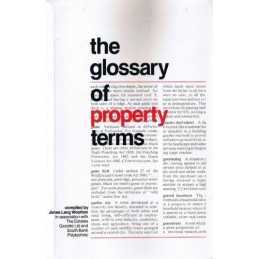 The Glossary of Property Terms by Estates Gazette Limited Paperback Book The