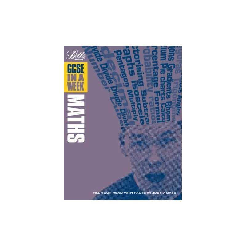 GCSE Maths (GCSE in a Week) Paperback Book