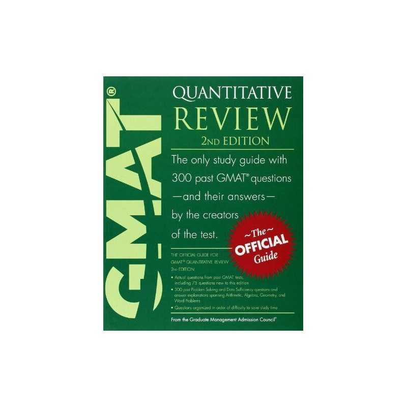GMAT Quantitative Review by Graduate Management Admission Council Paperback The