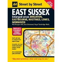 AA Street by Street East Sussex: Midi, AA Publishing
