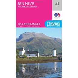 Landranger (41) Ben Nevis, Fort William & Glen Coe (OS Lan... by Ordnance Survey