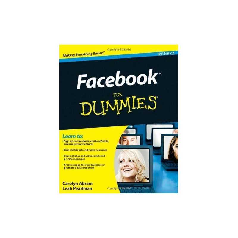 Facebook For Dummies by Abram, Carolyn Paperback Book