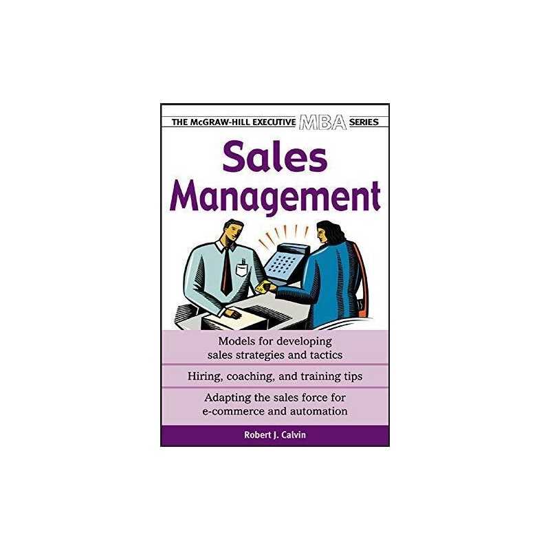 Sales Management (Executive MBA Series) by Calvin, Robert Paperback Book The