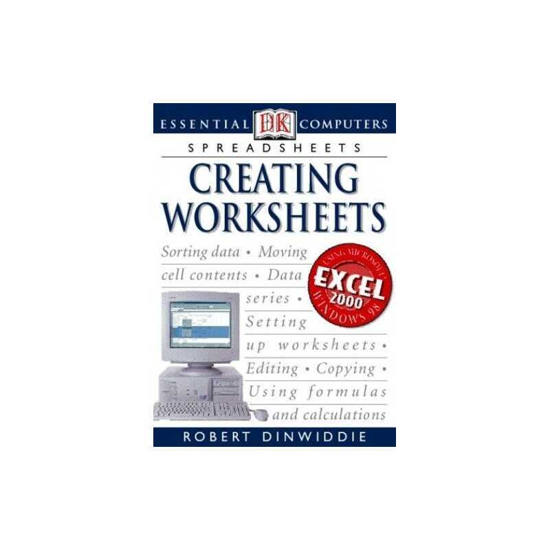 Essential Computers: Creating Worksheets by Dinwiddie, Robert Paperback Book The