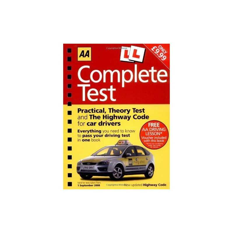 Complete Test (AA Driving Test Series) (AA Driving Test Series) Paperback Book