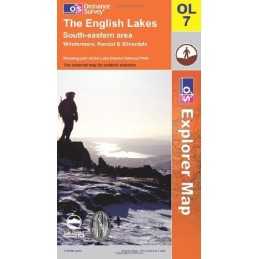 The English Lakes: South Eastern Area (O... by Ordnance Survey Sheet map, folded