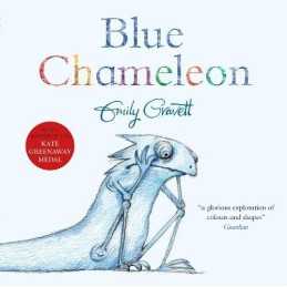 Blue Chameleon by Emily Gravett Paperback Book