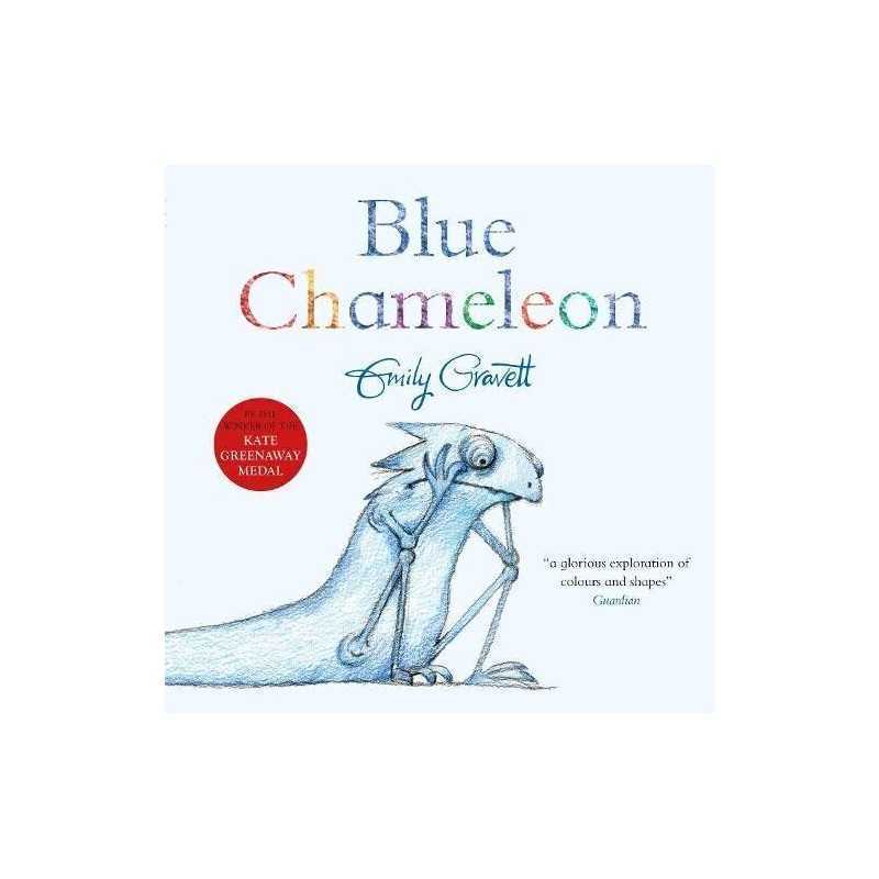 Blue Chameleon by Emily Gravett Paperback Book