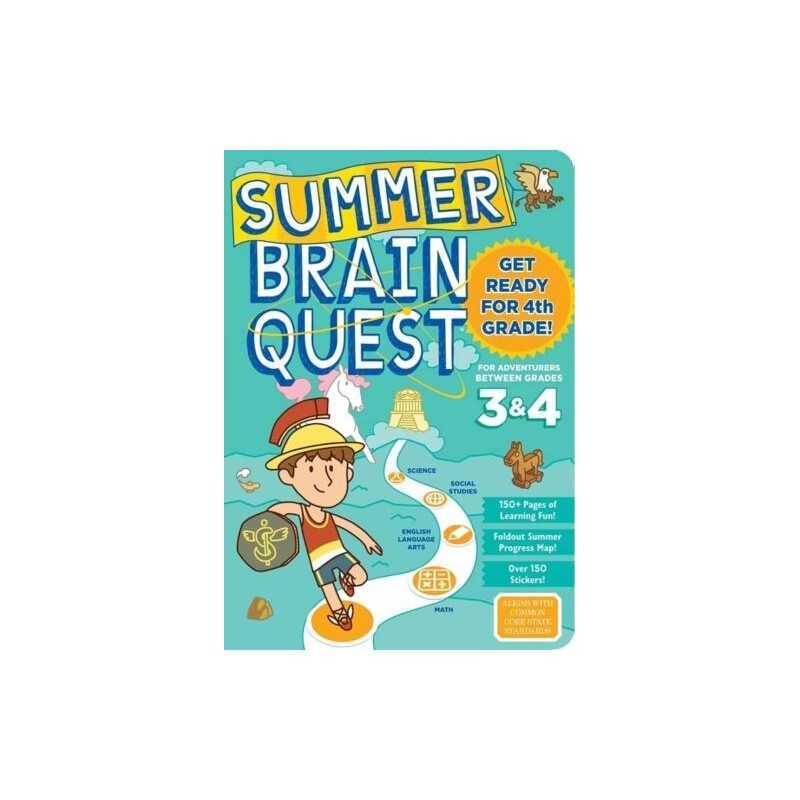 Summer Brain Quest Get Ready for 4t..., Piddock, Claire