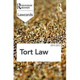Tort Lawcards 2012-2013, Routledge