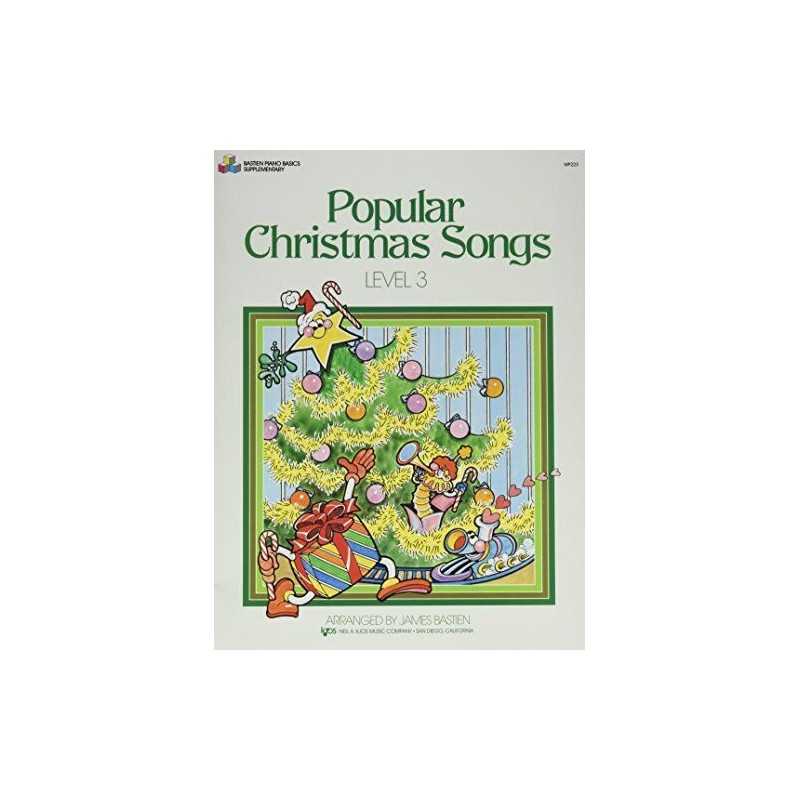 Popular Christmas Songs Level 3 (Bastien Piano Basics) by James Bastien Book The