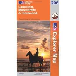 Lancaster, Morecambe and Fleetwood (Expl... by Ordnance Survey Sheet map, folded