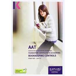 AAT Bookkeeping Controls - Study Text (Aat Study Texts Aq2016) Book