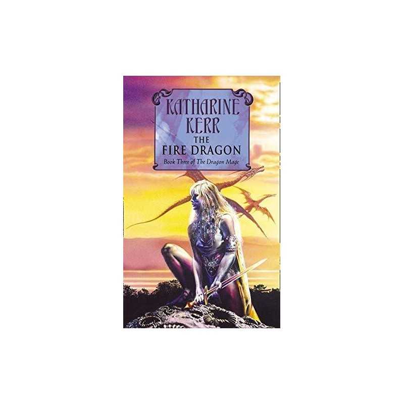 The Fire Dragon (Dragon Mage) by Kerr, Katharine Paperback Book  Fast