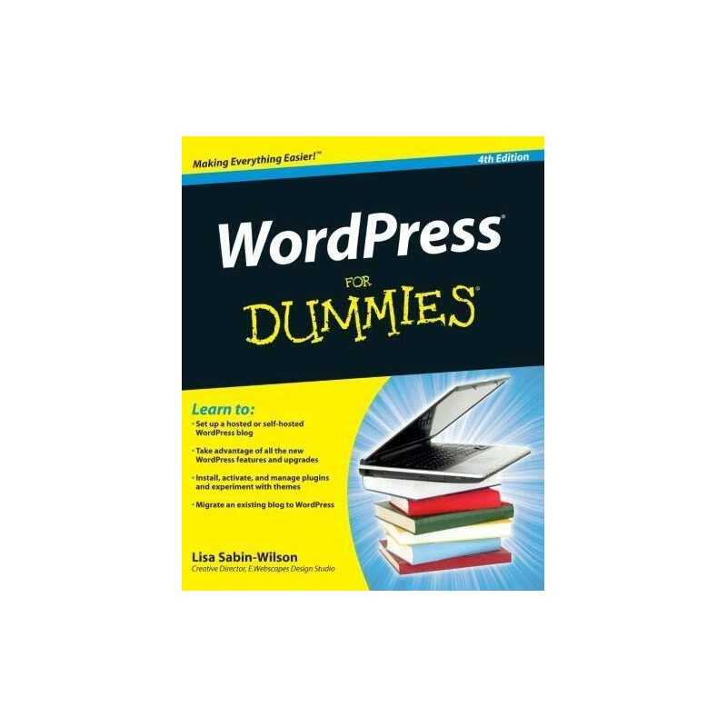 WordPress For Dummies (For Dummies (Computers)) by Sabin-Wilson, Lisa Book The
