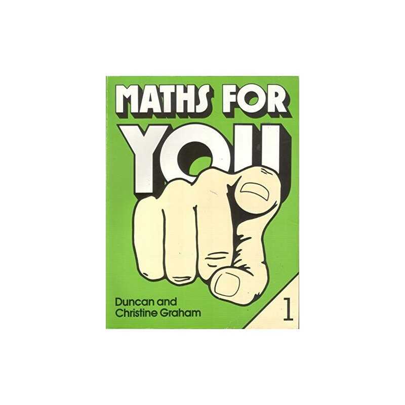 Mathematics for You: Bk. 1 by Graham, Christine Paperback Book  Fast