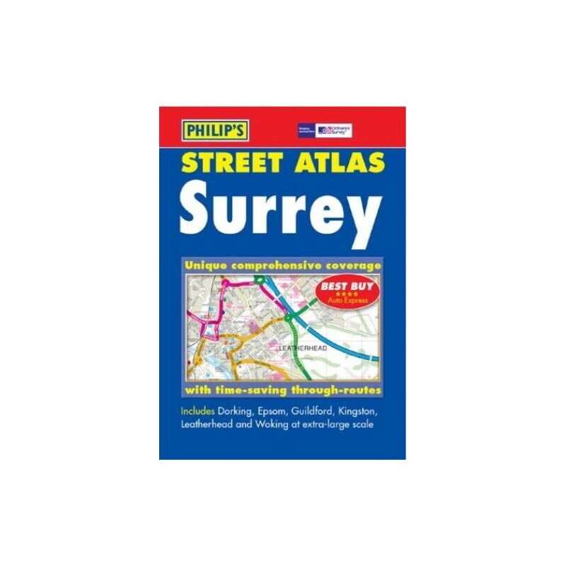 Philips Street Atlas Surrey, Philips Maps