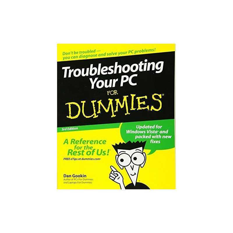 Troubleshooting Your PC For Dummies by Gookin, Dan Paperback Book  Fast