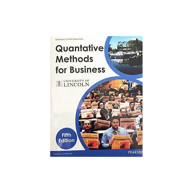 Quantative Methods for Business, Donald Waters