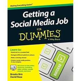 Getting a Social Media Job For Dummies by Rose, David Book