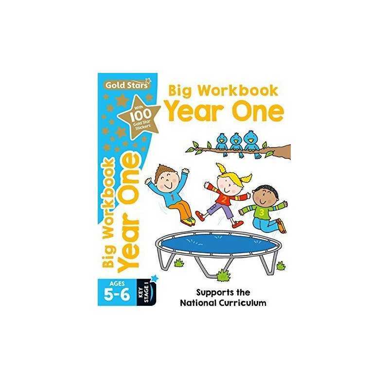 Gold Stars Big Workbook Year One Ages 5-6 Key Stage 1: Suppor... by Nina Filipek
