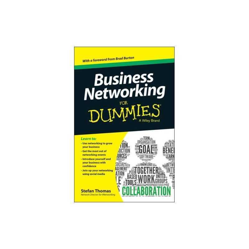 Business Networking For Dummies (For Dummies Series) by Thomas, Stefan Book The