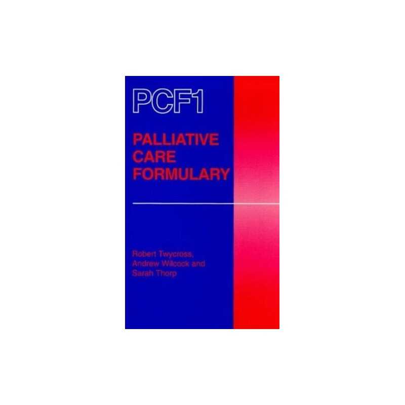 Palliative Care Formulary by Peel, V.J. Paperback Book