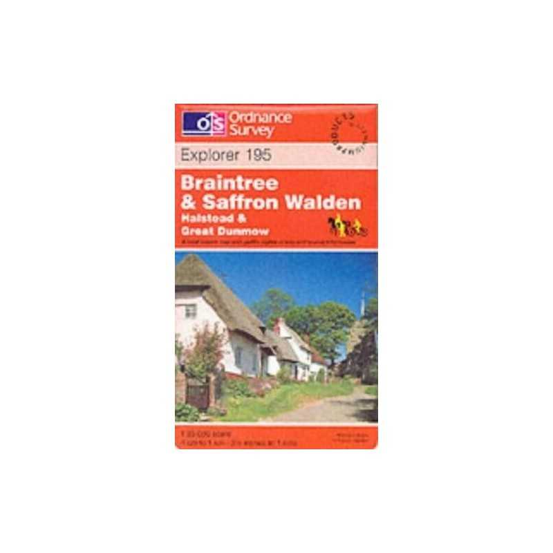 Braintree and Saffron Walden (Explorer M... by Ordnance Survey Sheet map, folded