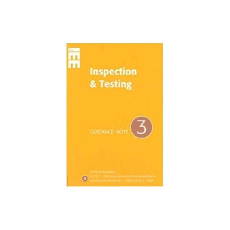 Guidance Note 3 to IEE Wiring Regulations B... by Institution of Elect Paperback