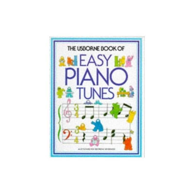 The Usborne Book of Easy Piano Tunes by Tyler, Jenny Paperback Book
