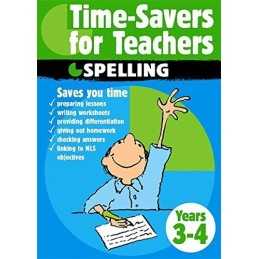 Spelling Years 3-4: 5 (Time-Savers For Teachers) Paperback Book  Fast