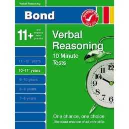 Bond 10 Minute Tests 10 - 11 years Verbal Reasoning by Frances Down Pamphlet The