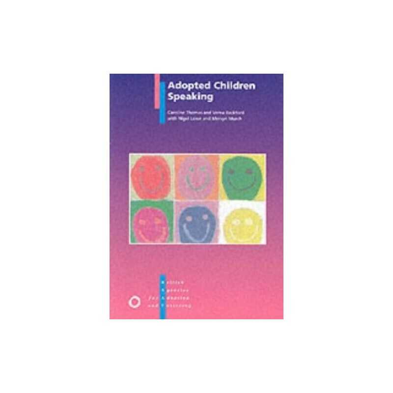 Adopted Children Speaking: A Whole New World by Murch, Mervyn Paperback Book The