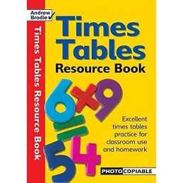 Times Tables Resource Book: Photocopi..., Andrew Brodie