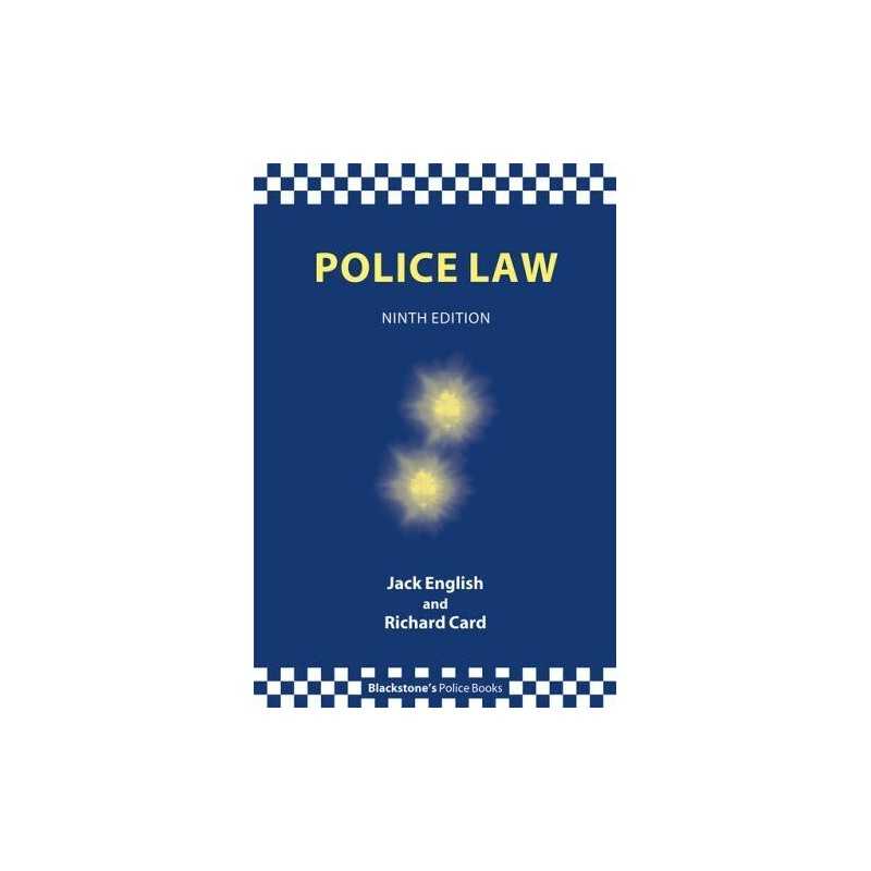 Police Law by Card, Richard Paperback Book