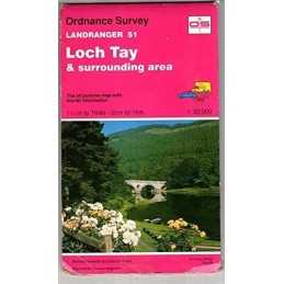 Loch Tay and Surrounding Area (Landrange... by Ordnance Survey Sheet map, folded