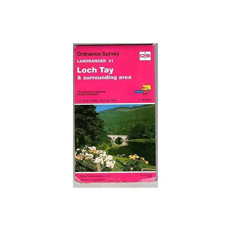 Loch Tay and Surrounding Area (Landrange... by Ordnance Survey Sheet map, folded