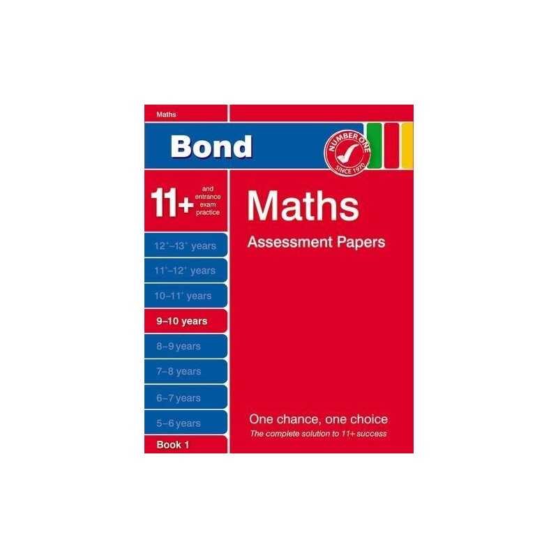 Bond Maths Assessment Papers 9-10 years Book 1 by Baines, Andrew Book