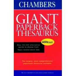 Chambers Giant Paperback Thesaurus Paperback Book