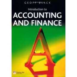 Introduction to Accounting and Finance by Black, Mr Geoff Paperback Book The