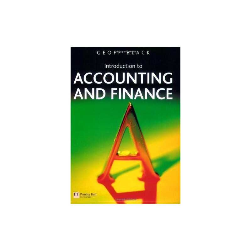 Introduction to Accounting and Finance by Black, Mr Geoff Paperback Book The